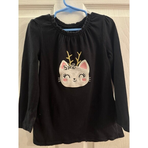 Girls’s Christmas /Holiday Long Sleeve Top Bundle Size 5 - Picture 5 of 8